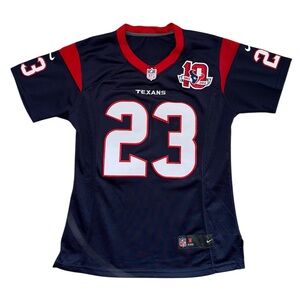Nike Houston Texans Arian Foster #23 Navy, White & Red NFL On Field Jersey